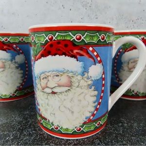Mary Engelbreit Christmas Mugs - Set of 5